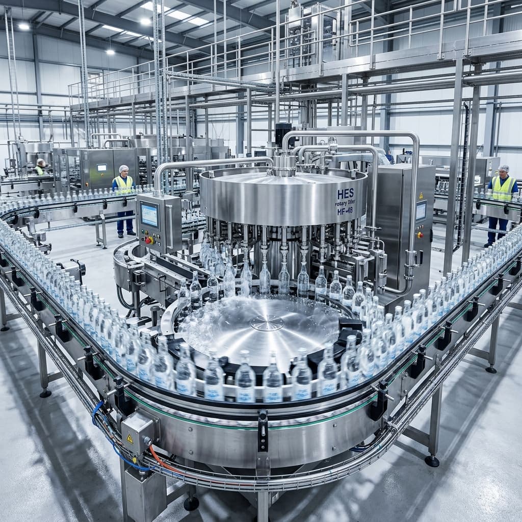 High-Speed Filling in the Beverage Sector: Vacuum and Gravity