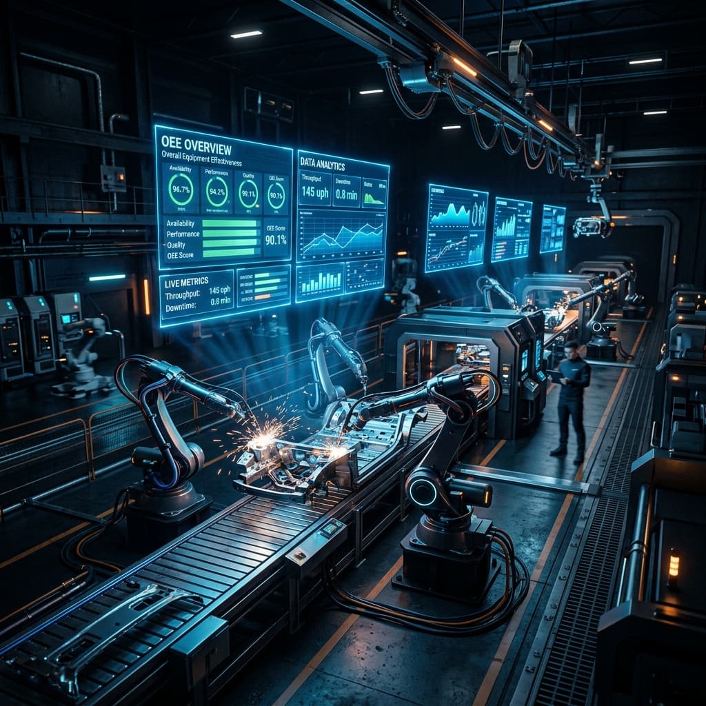 Smart Factories: How to Calculate OEE in Packaging Lines?